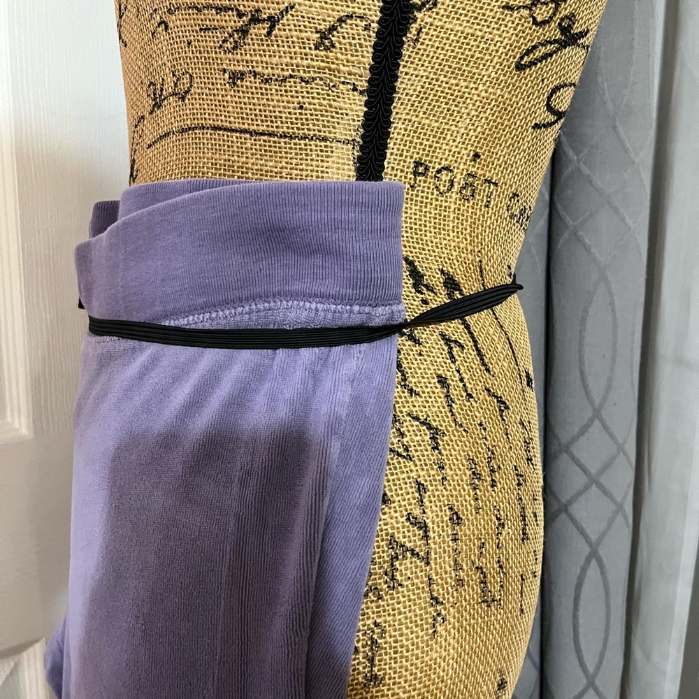 Lavender Velour Pants - Picture 3 of 3